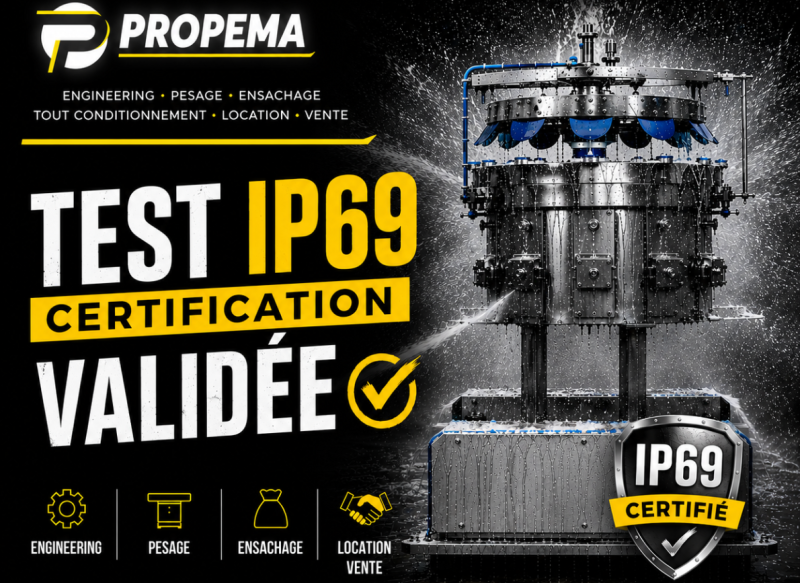 Test IP69 Peseuse Associative Circulaire